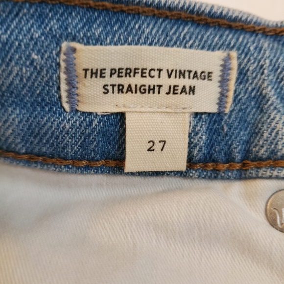Madewell Women's Blue Straight Jeans Size 27 - Picture 8 of 8